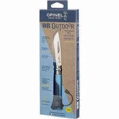 Opinel Knives & Multi-tools No 8 Outdoor Knife -Hiking & Camping Essentials Sales Shop BLU D1 1