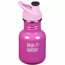 Klean Kanteen Water Bottles Sport Cap 3.0 Classic 12oz Bottle Kids' -Hiking & Camping Essentials Sales Shop BUBGUM