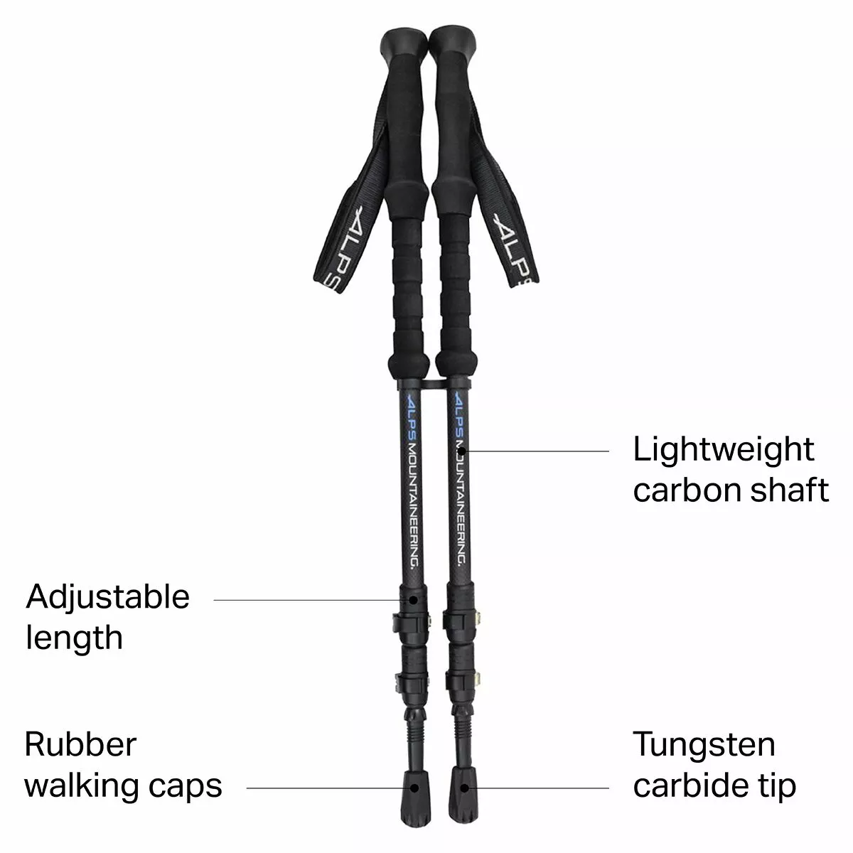 ALPS Mountaineering Trekking Poles Momentum Trekking Poles 2 ALPS Mountaineering Trekking Poles Momentum Trekking Poles - Image 2