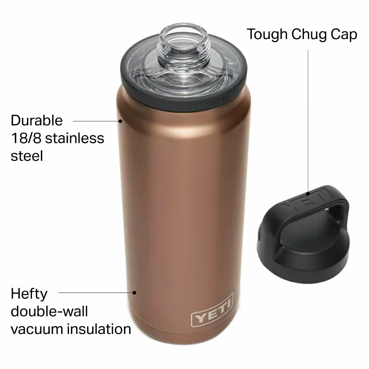 YETI Water Bottles Rambler 26oz Chug Water Bottle 22 YETI Water Bottles Rambler 26oz Chug Water Bottle - Image 22