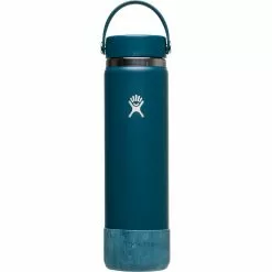 Hydro Flask Water Bottles 24oz Wide Mouth Ebb & Flow Water Bottle + Flex Cap And Boot