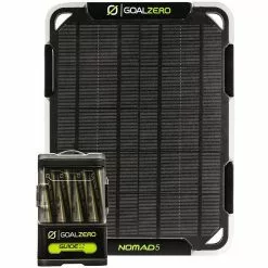 Goal Zero Batteries & Solar Power Guide 12 Solar Kit With Nomad 5 Solar Panel