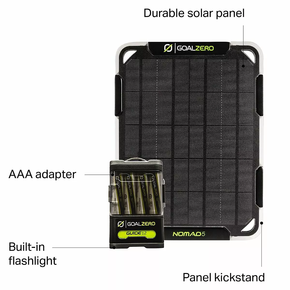 Goal Zero Batteries & Solar Power Guide 12 Solar Kit With Nomad 5 Solar Panel 2 Goal Zero Batteries & Solar Power Guide 12 Solar Kit With Nomad 5 Solar Panel - Image 2