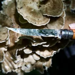 Opinel Knives & Multi-tools No 10 Slim Olive + Alpine Sheath Knife with Gift Box -Hiking & Camping Essentials Sales Shop OLI D3