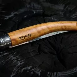 Opinel Knives & Multi-tools No 10 Slim Olive + Alpine Sheath Knife with Gift Box -Hiking & Camping Essentials Sales Shop OLI D5