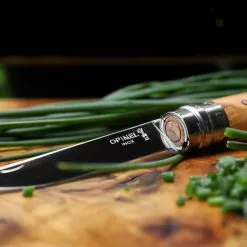 Opinel Knives & Multi-tools No 10 Slim Olive + Alpine Sheath Knife with Gift Box -Hiking & Camping Essentials Sales Shop OLI D8