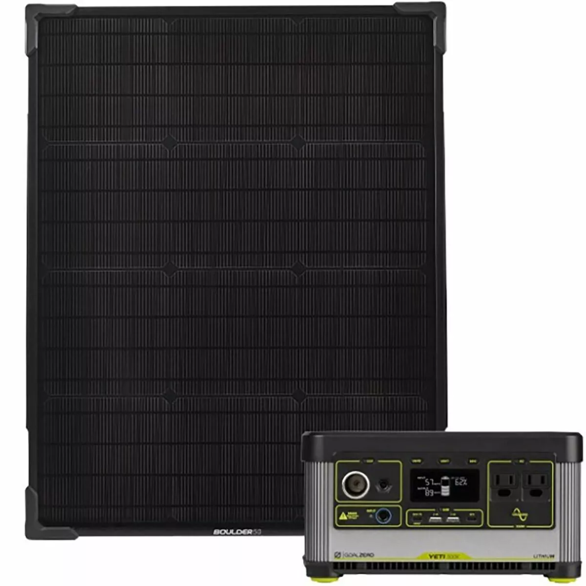 Goal Zero Batteries & Solar Power Yeti 500X Solar Kit With Boulder 50 1 Goal Zero Batteries & Solar Power Yeti 500X Solar Kit With Boulder 50