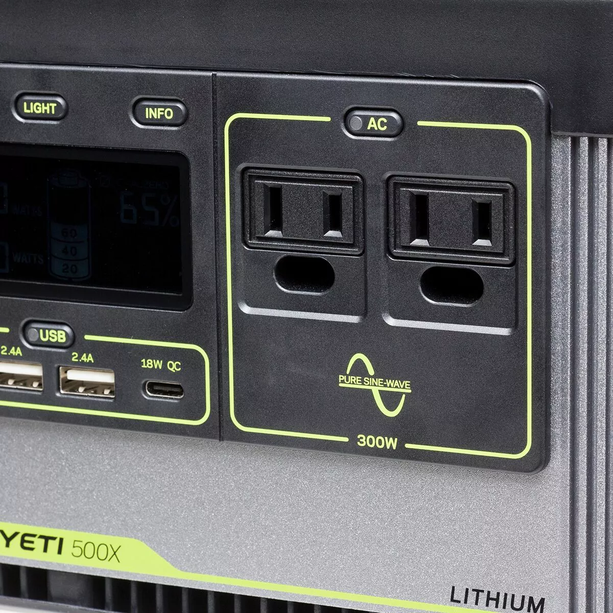 Goal Zero Batteries & Solar Power Yeti 500X Portable Power Station 3 Goal Zero Batteries & Solar Power Yeti 500X Portable Power Station - Image 3