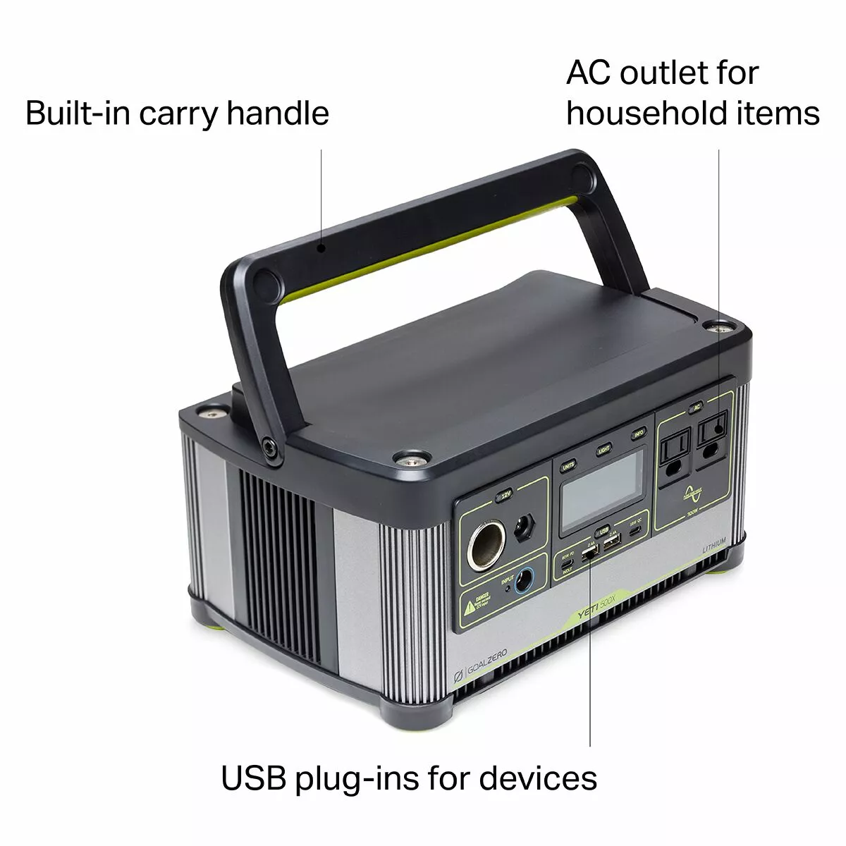 Goal Zero Batteries & Solar Power Yeti 500X Portable Power Station 6 Goal Zero Batteries & Solar Power Yeti 500X Portable Power Station - Image 6