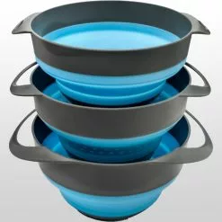 Adventure Ready Brands Books, Maps & Games SOL Flat Pack Bowls & Strainer Set -Hiking & Camping Essentials Sales Shop ONECOL D2 23