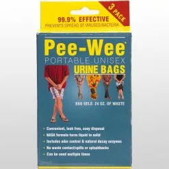 Cleanwaste Outhouses PeeWee Urine Bag 3 Pack -Hiking & Camping Essentials Sales Shop ONECOL D2 24