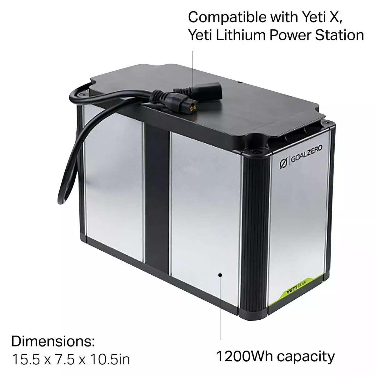 Goal Zero Batteries & Solar Power Yeti 1.25KW Expansion Tank 2 Goal Zero Batteries & Solar Power Yeti 1.25KW Expansion Tank - Image 2