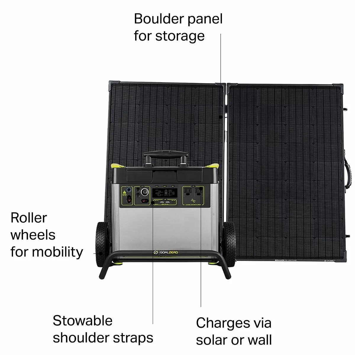 Goal Zero Batteries & Solar Power Yeti 3000X Solar Kit With Boulder 200 Briefcase 2 Goal Zero Batteries & Solar Power Yeti 3000X Solar Kit With Boulder 200 Briefcase - Image 2