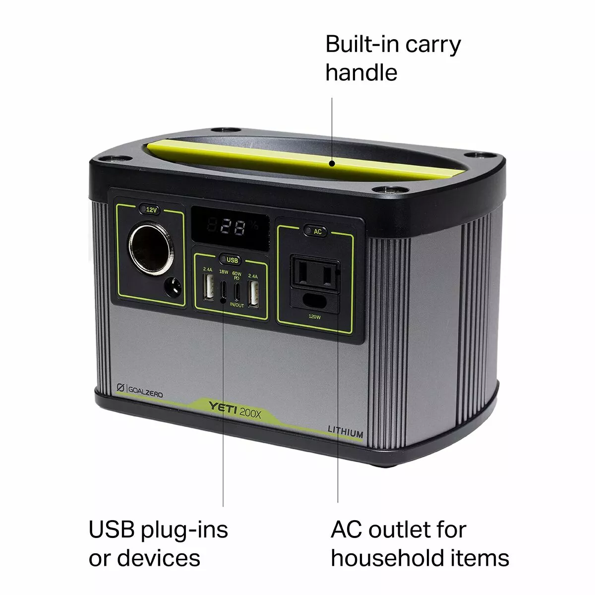 Goal Zero Batteries & Solar Power Yeti 200X Portable Power Station 2 Goal Zero Batteries & Solar Power Yeti 200X Portable Power Station - Image 2