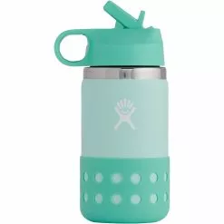 Hydro Flask Water Bottles 12oz Wide Mouth Flex Straw & Boot Kids'