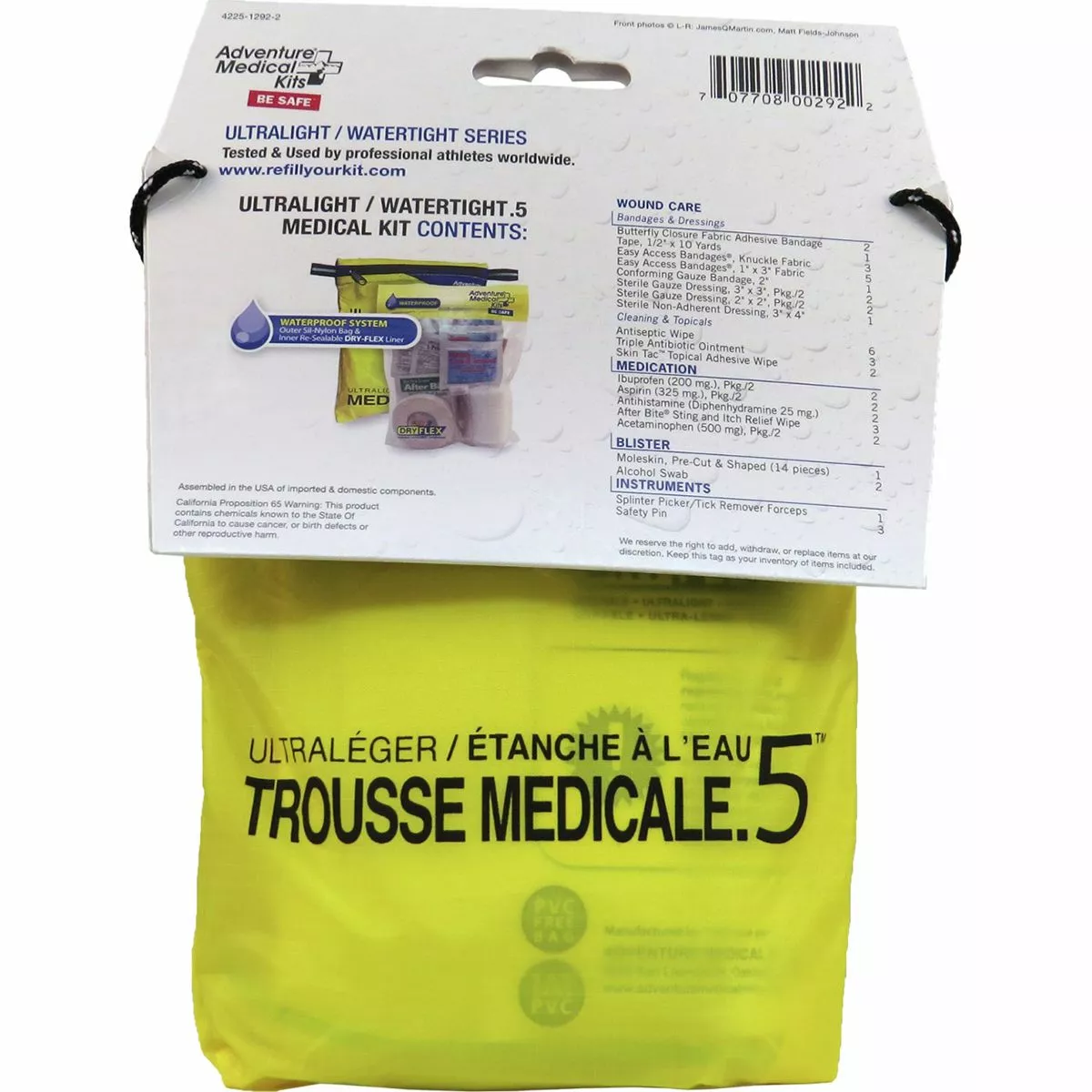 Adventure Ready Brands First Aid AMK Ultralight & Watertight Medical Kit 6 Adventure Ready Brands First Aid AMK Ultralight & Watertight Medical Kit - Image 6